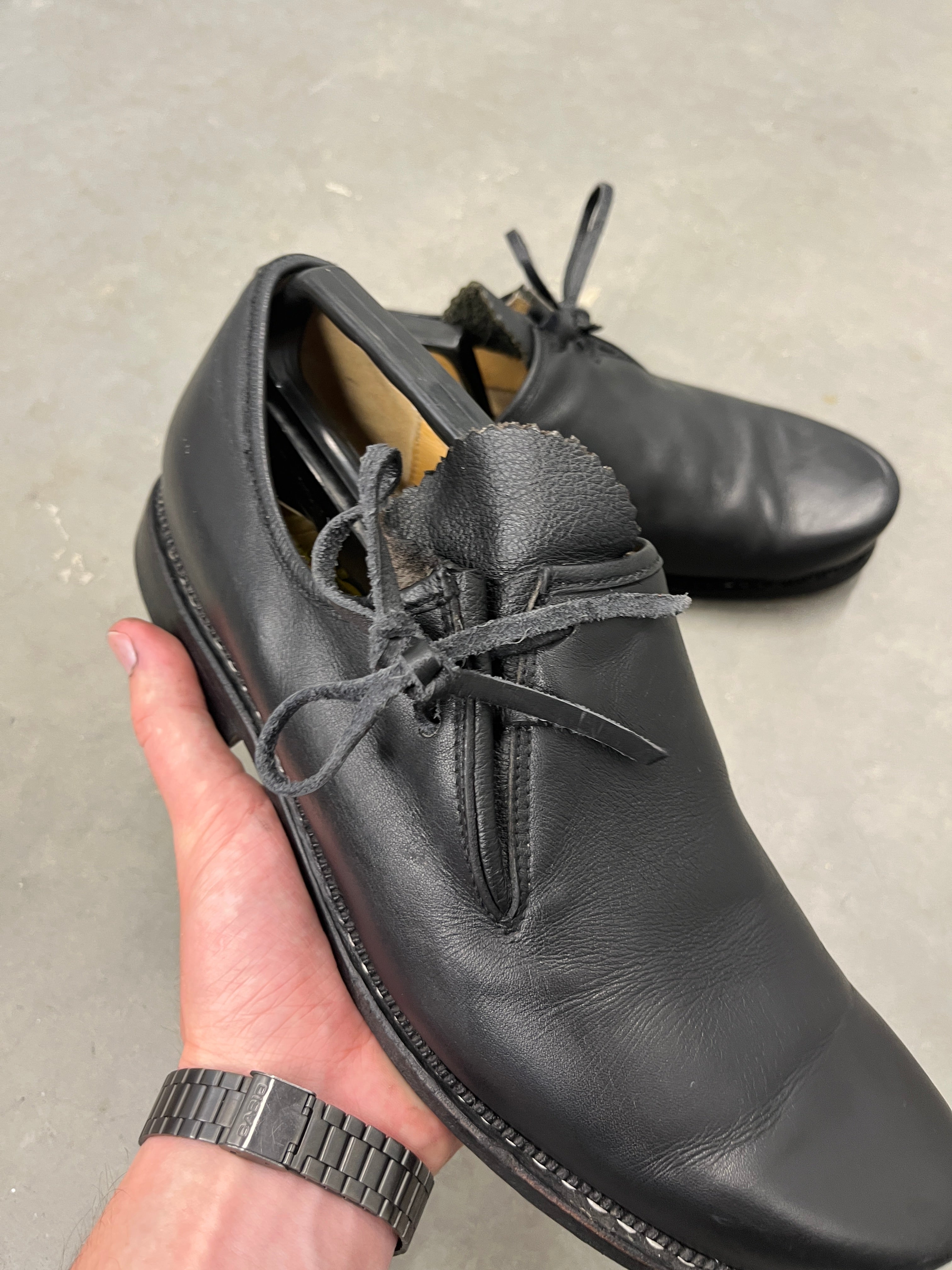 Vintage Meindl Leather Derby Shoes — Bavarian Handcraft що