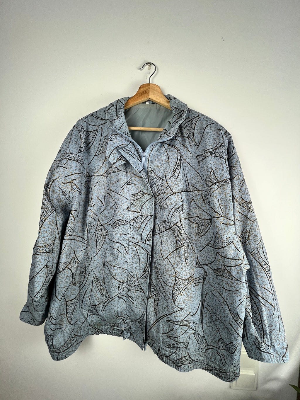 C&A Vintage Abstract Print Jacket — Size M