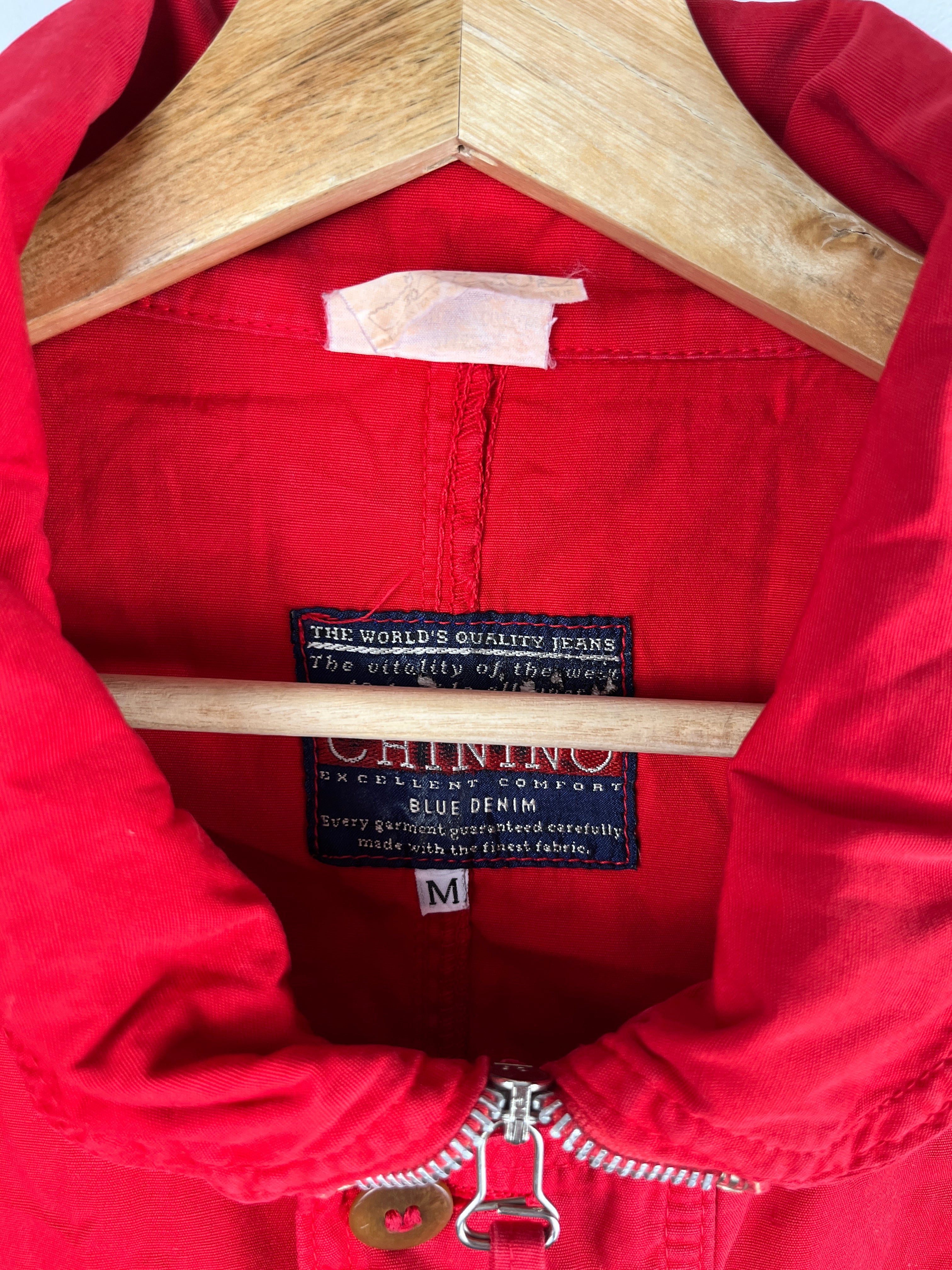 Vintage Red Chinino Jacket – Size M