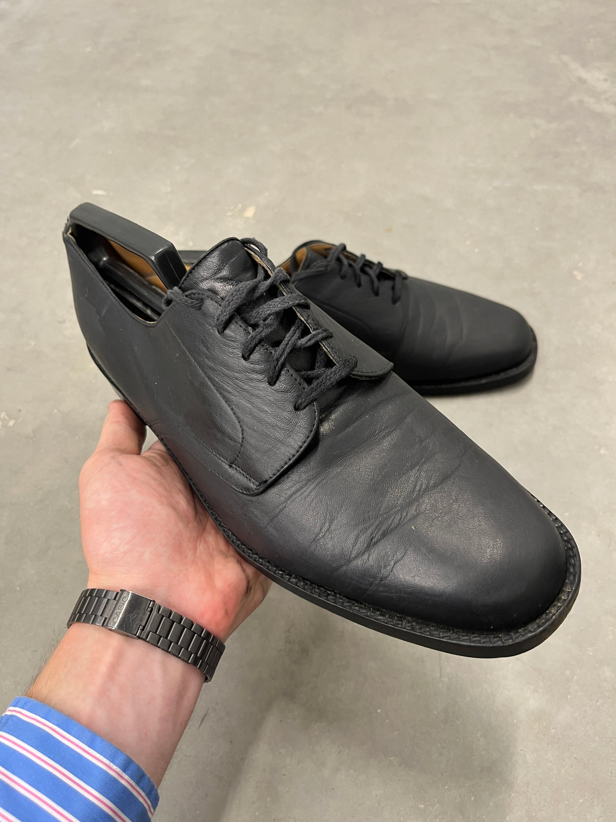 Vintage Bally Oxford Shoes — Made in Switzerland