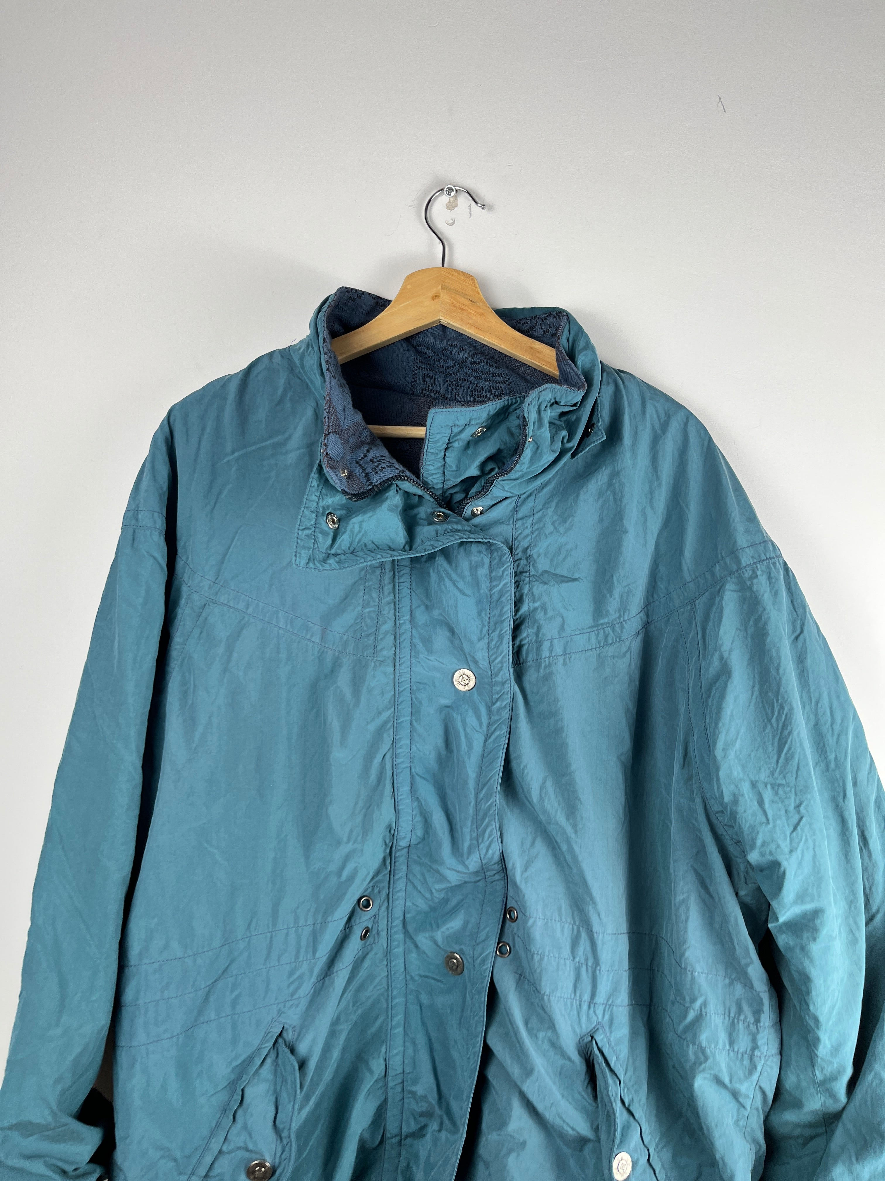 Vintage Reversible Jacquard Jacket – Size M