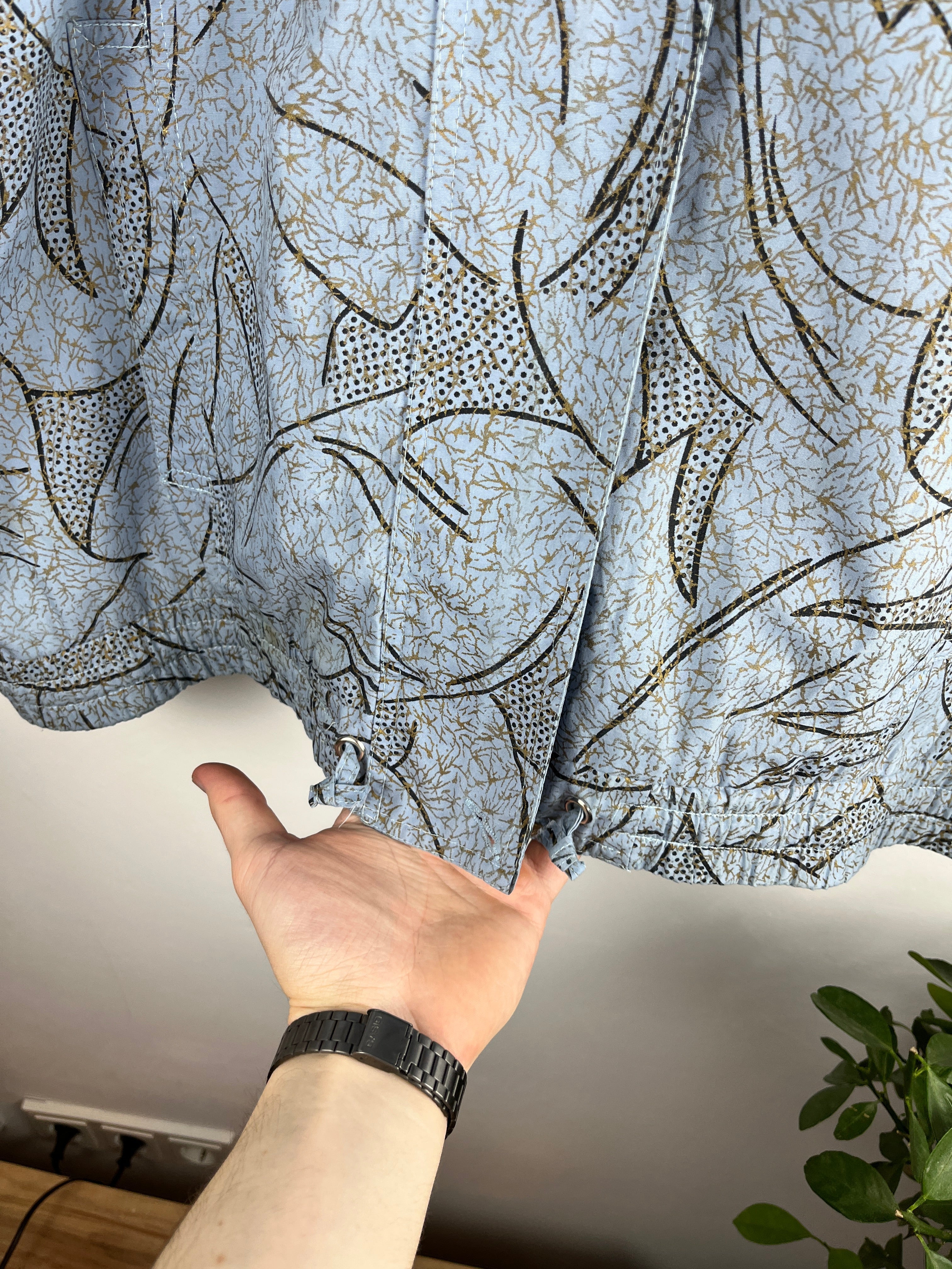 C&A Vintage Abstract Print Jacket — Size M