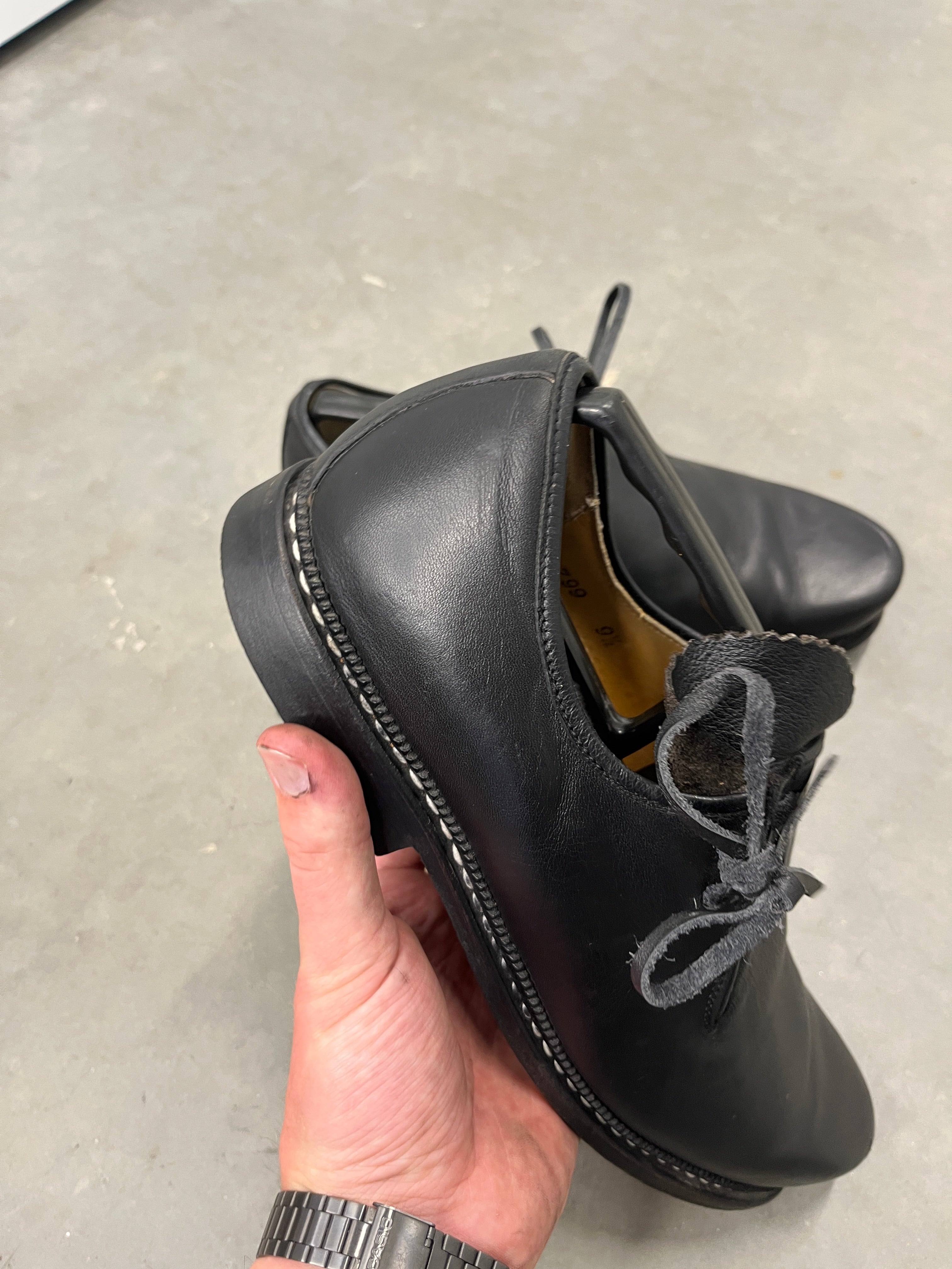 Vintage Meindl Leather Derby Shoes — Bavarian Handcraft що