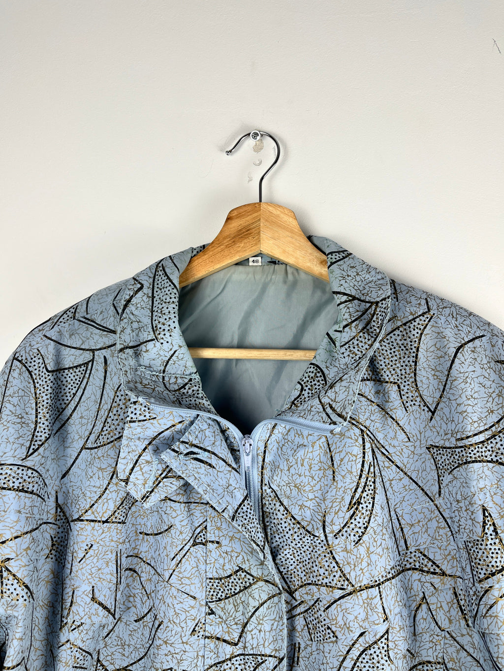 C&A Vintage Abstract Print Jacket — Size M
