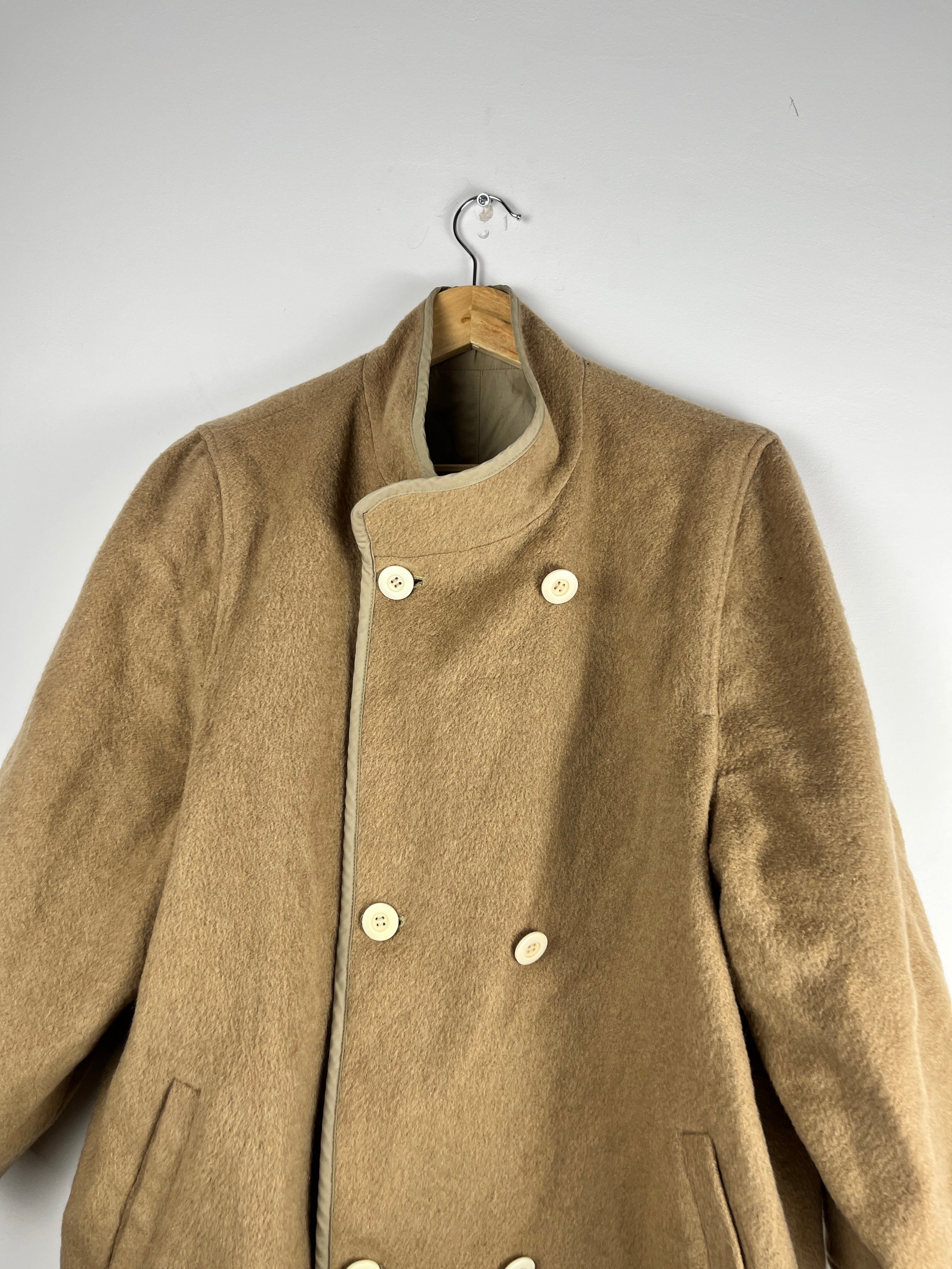 Vintage Reversible Wool & Cotton Coat — Size M