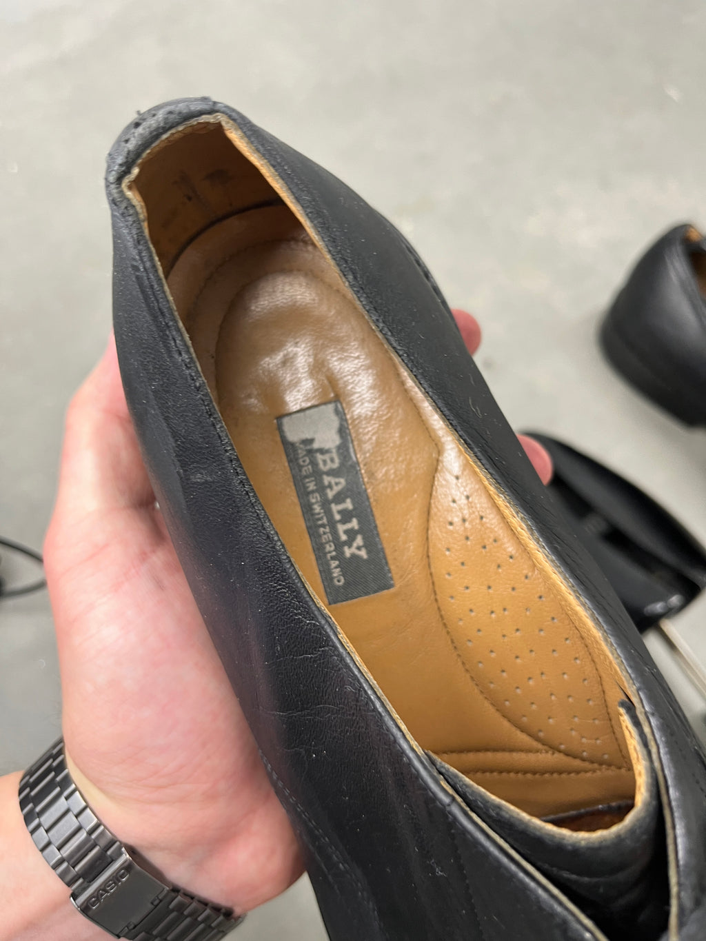 Vintage Bally Oxford Shoes — Made in Switzerland