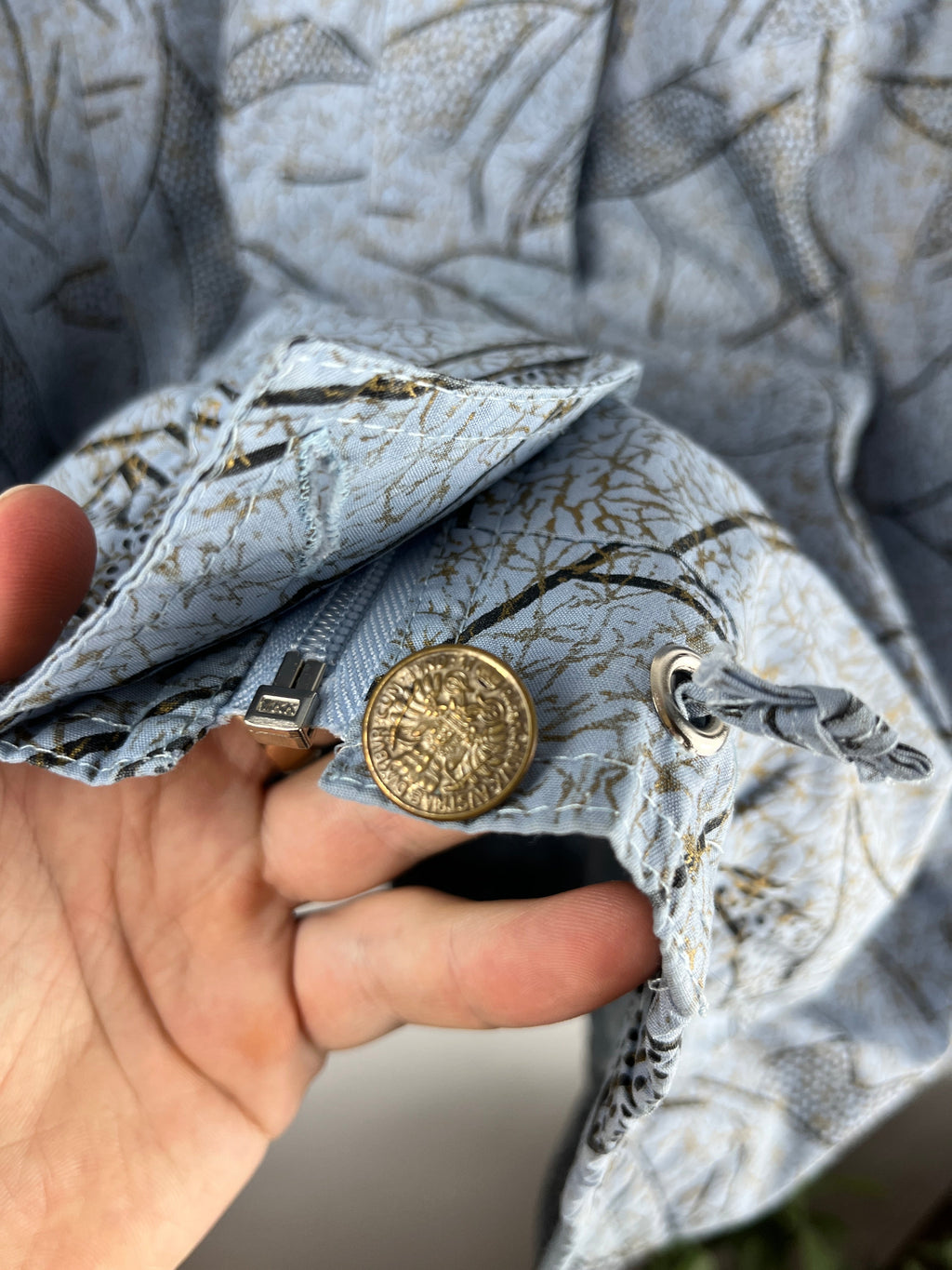 C&A Vintage Abstract Print Jacket — Size M