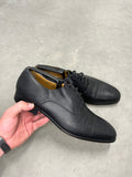 Magnanni Black Leather Oxford Shoes — EU 44½ / US 11