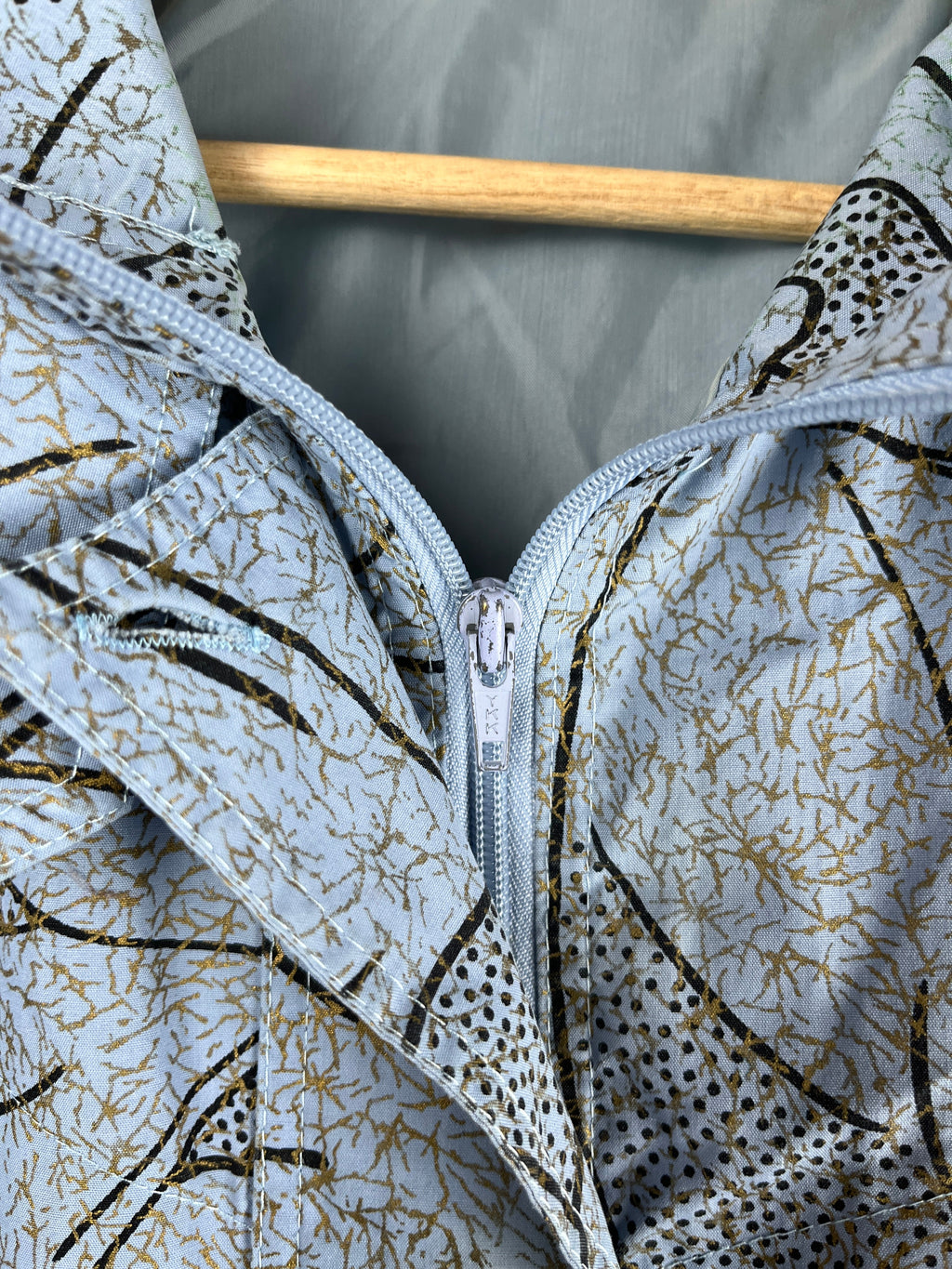 C&A Vintage Abstract Print Jacket — Size M
