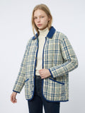 Gianolini Donna Vintage Quilted Plaid Jacket — Size M